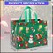 8 Pcs Christmas Bags with Handles Reusable Large Non-Woven Tote Gifts